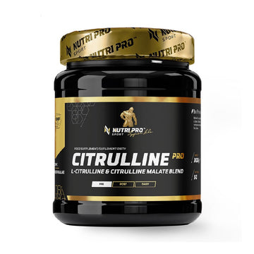 Citrulina 300g, pudra, Nutri Pro Sport, Malat de citrulina, L-citrulina si extract din fruct de piper negru BioPerine®