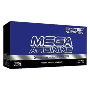 Arginina | Mega Arginina 1300mg, 120 capsule, Scitec Nutrition, Oxid nitric 0