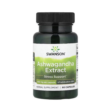 Suplimente sanatate Ashwagandha 450mg 50capsule, Swanson, Extract standardizat de ashwagandha 1
