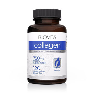 Colagen 750mg, 120 capsule, Biovea, Supliment alimentar pentru oase si articulatii 1