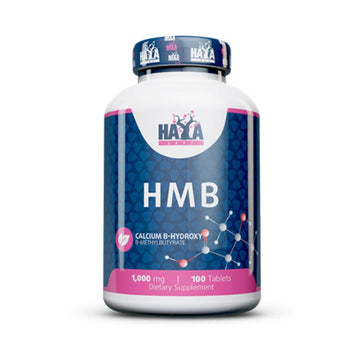 undefined | 100% HMB 1000MG, 100 tablete, Haya Labs, Calciu β-hidroxi β-metilbutirat monohidrat 0