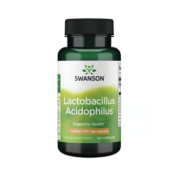 Digestie Lactobacillus acidophilus 100 capsule, Swanson, Supliment alimentar pentru digestie 1