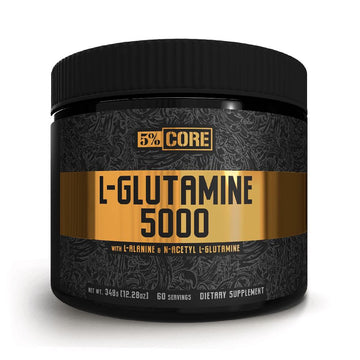 Glutamina L-Glutamine 5000mg 348g, pudra, 5% Rich Piana, Supliment alimentar de tip aminoacizi 1