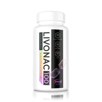 Suplimente sanatate LivoNAC 100mg 90 capsule, Genius Nutrition, N-acetil-cisteina 1