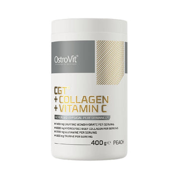 undefined | CGT + colagen + vitamina C, pudra, 400g, Ostrovit, Supliment alimentar pentru sanatate 0