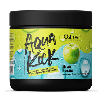 Stimulatoare focus | Aqua Kick Brain Focus pudra, 300g, Ostrovit, Supliment alimentar pentru energie si concentrare 0
