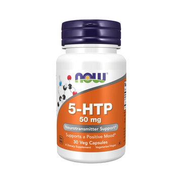 Suplimente sanatate 5 - HTP 50mg, 30 capsule, Now Foods, Supliment alimentar antistres 1
