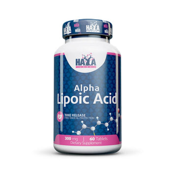 undefined | Acid Alfa Lipoic 300mg, 60 tablete, Haya Labs, Supliment antioxidanti sportivi 0