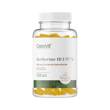 Suplimente sanatate Berberina HCl 97%, 90 capsule, Ostrovit, Supliment alimentar pentru sanatate 1