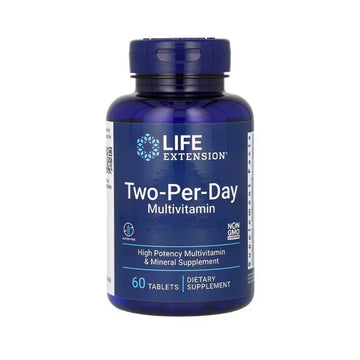 undefined | Two-Per-Day 60 tablete, Life Extension, Complex multivitamine 0