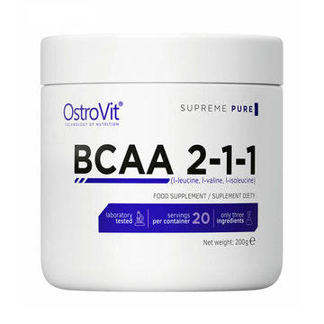 Aminoacizi | BCAA 2-1-1, 200g, pudra, Ostrovit, Aminoacizi cu catena ramificata 0