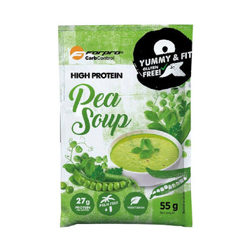 Alimente proteice | Supa de mazare, pudra, 55g, ForPro, Bogat in proteine 0