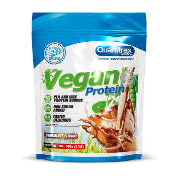 Proteine | Proteina vegana, 500g, pudra, Quamtrax 0