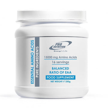 Aminoacizi | Aminoacizi Esentiali 15000mg, pudra, 250g, Pro Nutrition, Supliment pentru refacere 0