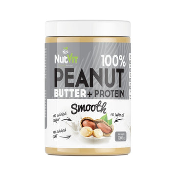 Alimente & Gustari | Unt de arahide + Proteina Smooth 1kg 0