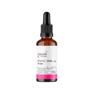 Vitamine si minerale | Biotina Pharma 2500mcg, 30ml, Ostrovit, Supliment alimentar pentru piele, unghii si par 0
