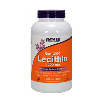 Now Foods | Lecitina 1200mg, 200 capsule, Now Foods, Supliment alimentar pentru sanatate 0