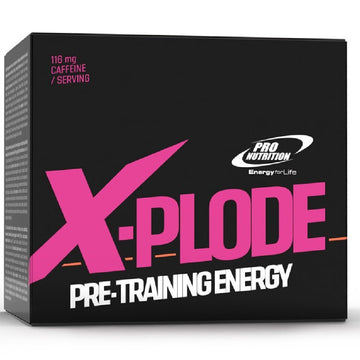 Pre-workout | X-Plode 25x20g per plic, pudra, Pro Nutrition, Pre-workout cu cofeina 0