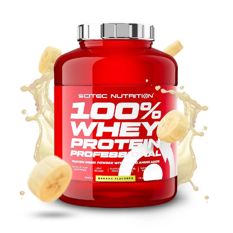 Proteine 100% Whey Protein Professional 2.3kg, pudra, Scitec Nutrition, Concetrat proteic din zer 5