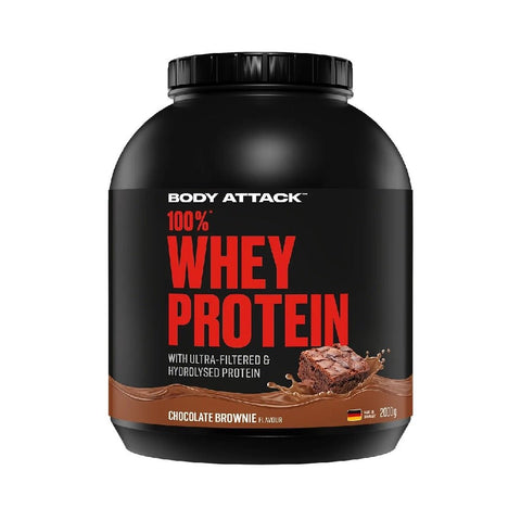 Proteine 100% Whey Protein, pudra, 2000g, Body Attack, Supliment alimentar proteic din zer 6