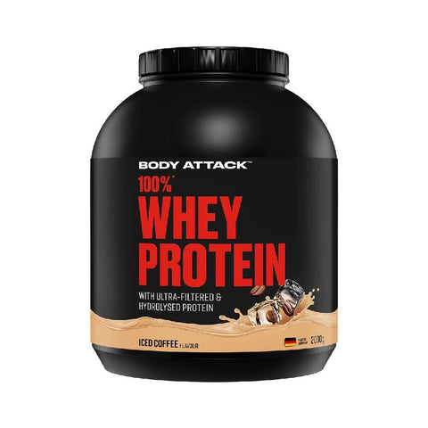 Proteine 100% Whey Protein, pudra, 2000g, Body Attack, Supliment alimentar proteic din zer 8