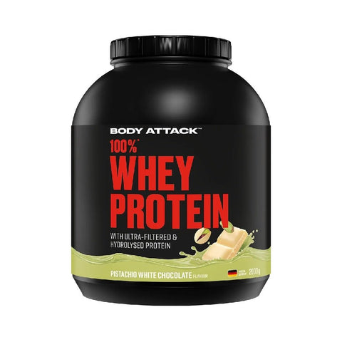 Proteine 100% Whey Protein, pudra, 2000g, Body Attack, Supliment alimentar proteic din zer 3
