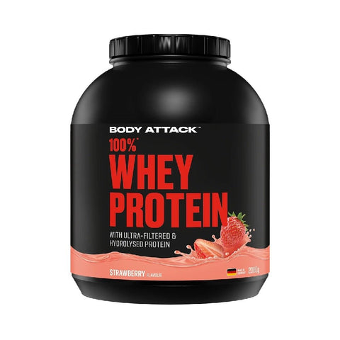 Proteine 100% Whey Protein, pudra, 2000g, Body Attack, Supliment alimentar proteic din zer 10