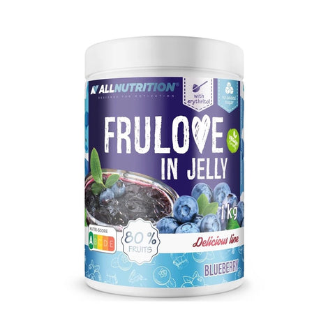 Gem fara zahar Frulove in Jelly, 1kg, Allnutrition, Continut ridicat de fructe