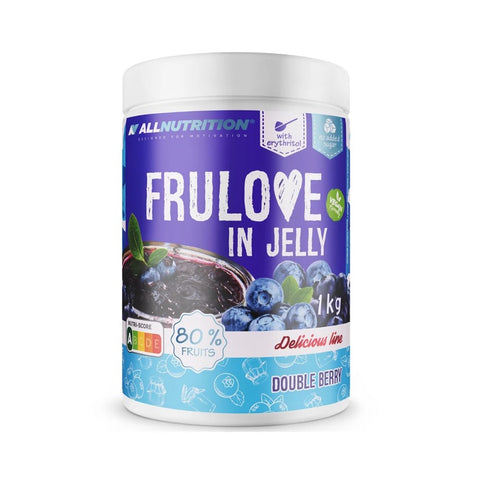 Gem fara zahar Frulove in Jelly, 1kg, Allnutrition, Continut ridicat de fructe