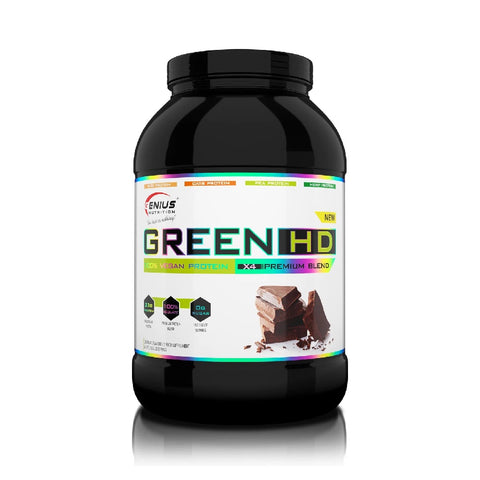 Vegan Protein Green-HD, 750g, powder, Genius Nutrition, Vegetable protein