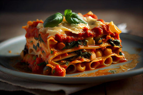 Lasagna with vegetables