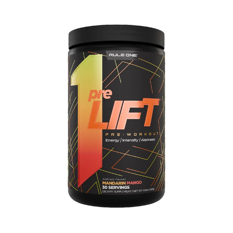 PreLIFT 420g, pudra, Rule One, Supliment alimentar de tip pre-workout cu cofeina