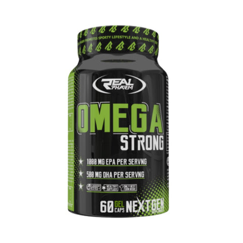 Omega 3 Strong 60 capsule, Real Pharm, Ulei de peste, EPA si DHA