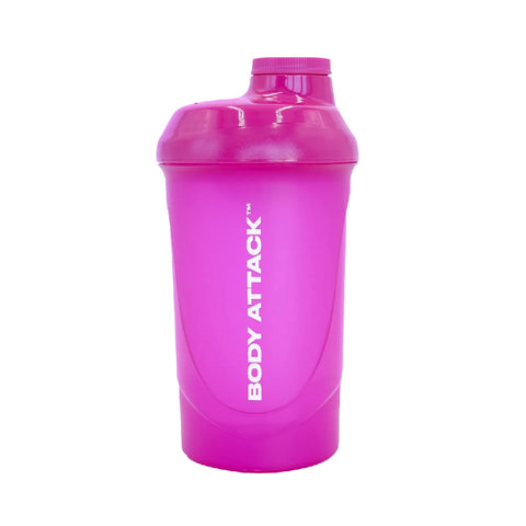 Shaker de Proteine, 600ml, Body Attack, Accesoriu fitness
