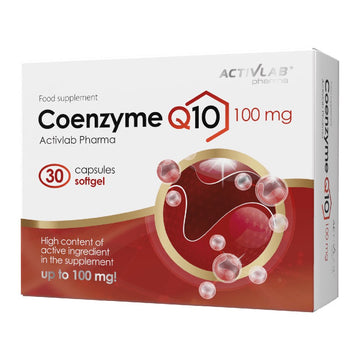Coenzyme Q10 100mg 30 soft capsules, Activlab, Health food supplement 