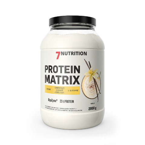 Protein Matrix 2000g, pudra, 7Nutrition, Proteina, creatina monohidrata, L-glutamina si colagen bovin hidrolizat