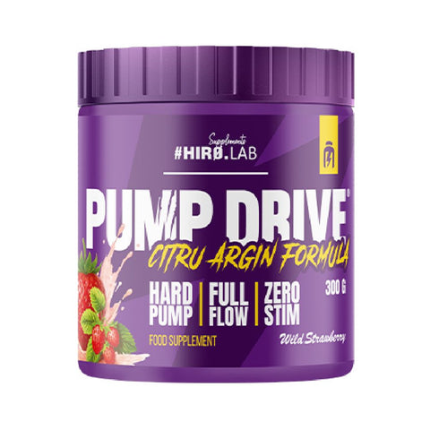 Pump Drive 300g, pudra, Hiro Lab, Pre-workout fara cafeina