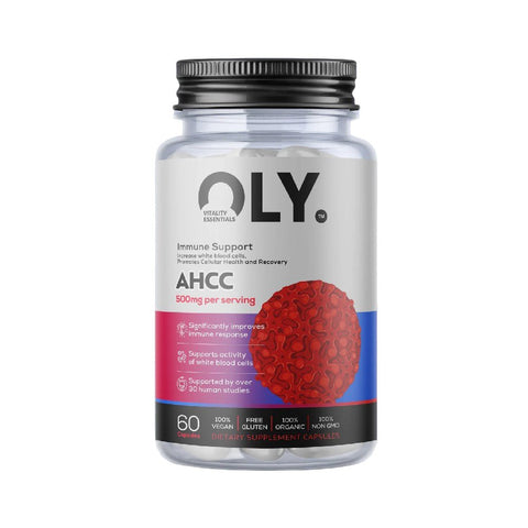 Imunitate AHCC 500MG 60 capsule vegane, OLY, Supliment alimentar pentru imunitate 1