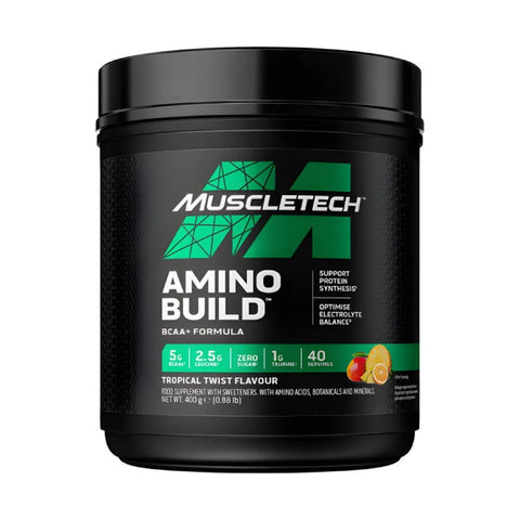 Aminoacizi | Amino Build, pudra, 400g, Muscletech, Aminoacizi pentru refacere 0