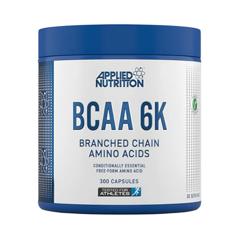BCAA | BCAA 6K, 300 capsule, Applied Nutrition, Aminoacizi cu catena ramificata 0