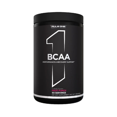 Aminoacizi BCAA 480g, pudra, Rule One, Supliment alimentar de tip aminoacizi cu catena ramificata 1