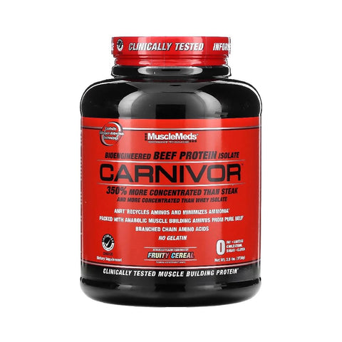 Proteine Carnivor, pudra, 1.6kg, Musclemeds, Izolat proteic din vita 3