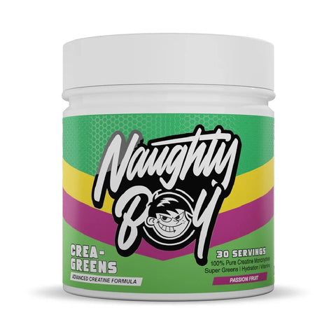 Creatina | Crea-Greens, pudra, 270g, Naughty Boy, Creatina monohidrata + superalimente 0