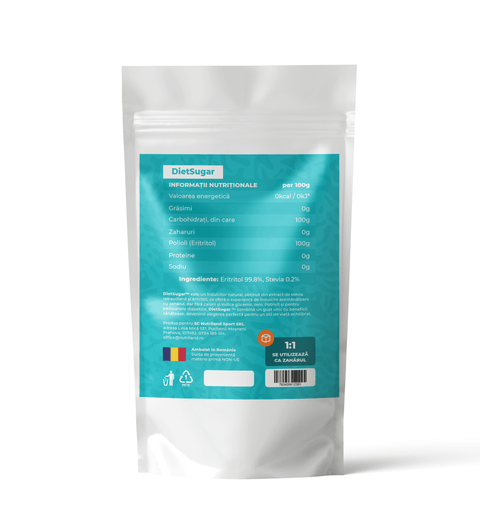 Arome si indulcitori Diet Sugar, 1kg, Nutriland, Indulcitor Natural 0 Calorii, 0 Indice Glicemic | Alternativa Sanatoasa la Zahar 2