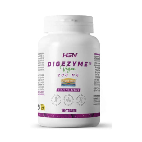 Digestie DigeZyme 200mg 180 tablete, HSN, Supliment alimentar de tip enzime digestive 1