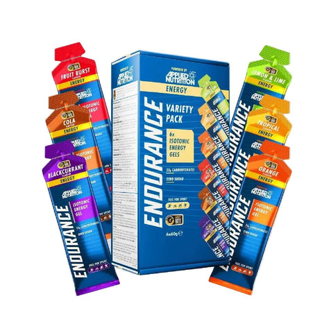 Carbohidrati Endurance Isotonic Energy Gels 6X60G, Applied Nutrition, Supliment alimentar de tip gel energizant 1