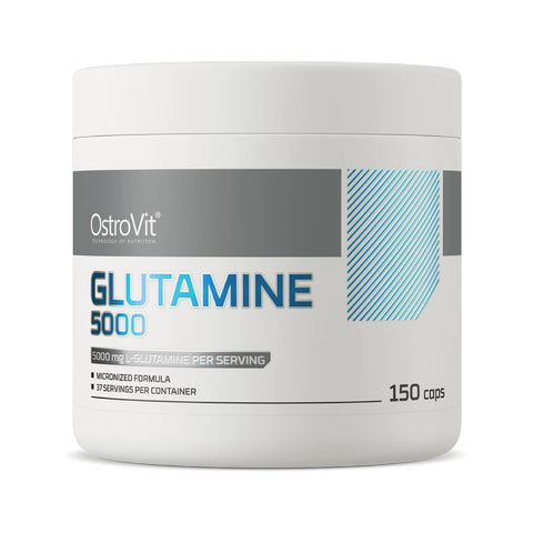 Aminoacizi pastile | L-Glutamina 5000, 150 capsule, Ostrovit, Supliment alimentar pentru recuperare 0