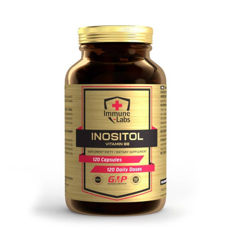 Aminoacizi Inozitol 500mg, 120 capsule, Immune Labs, Supliment alimentar pentru sanatate 1