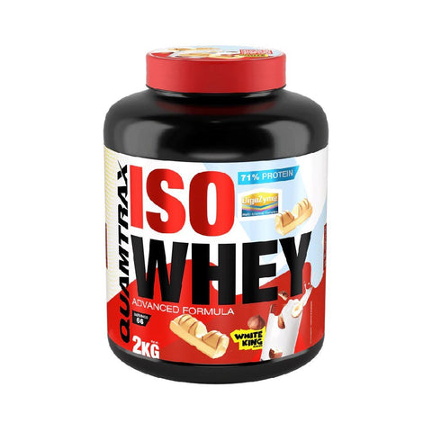 Proteine Iso Whey 2kg, pudra, Quamtrax, Izolat proteic din zer 6