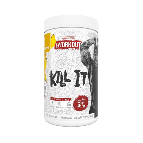 Pre - workout Kill It, pudra, 400g, 5% Rich Piana, Supliment alimentar pre - workout cu cofeina 3